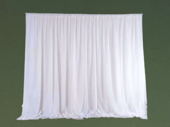 White pipe and drape - Contact for Quote 