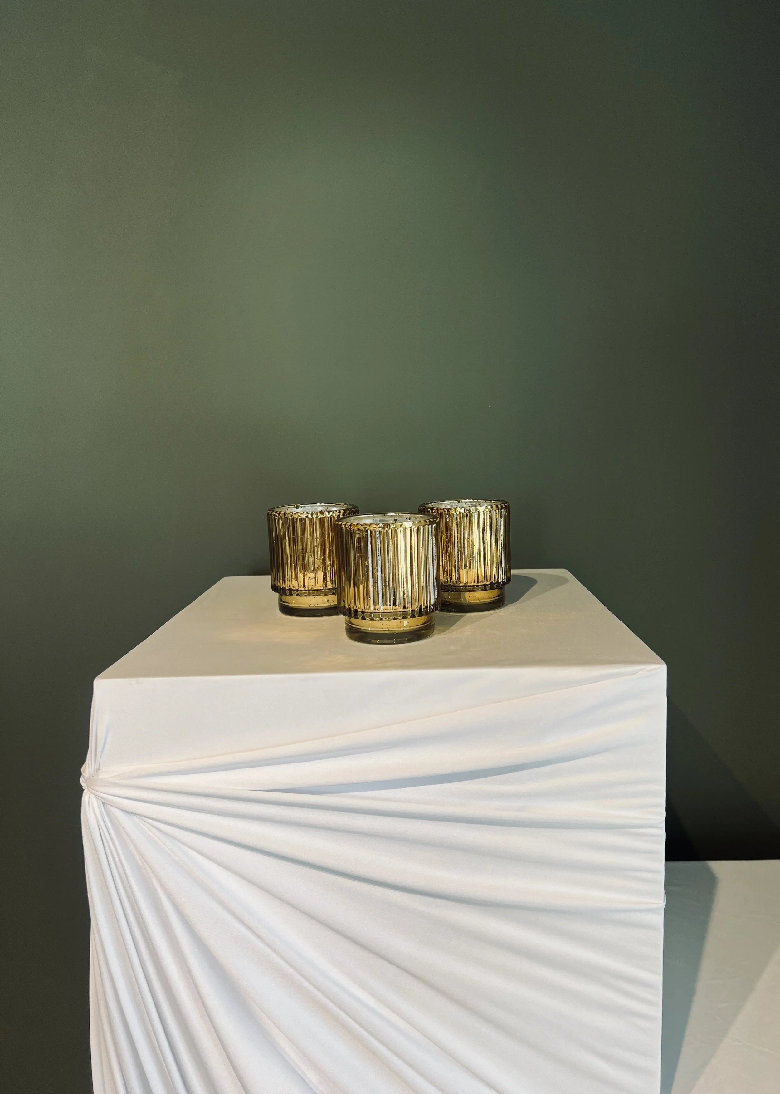 Gold tea light holder $25 (pack of 3)