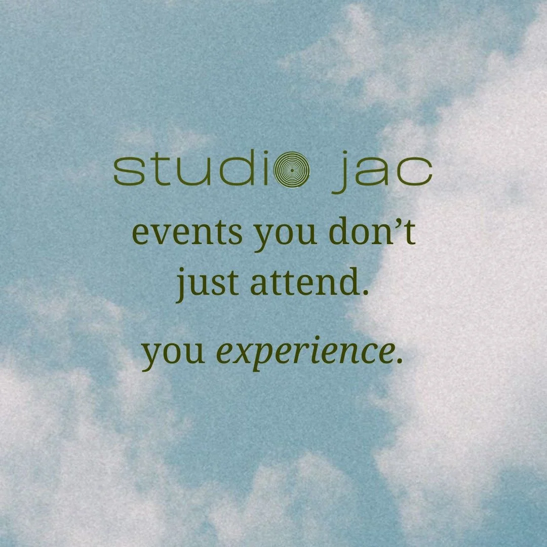 studio jac was built around the idea that events are meant to be experienced. they should create a feeling, not just fill a calendar. 

whether we're designing an offsite in mexico or a launch event around the corner, that's what we're here to do🌀

