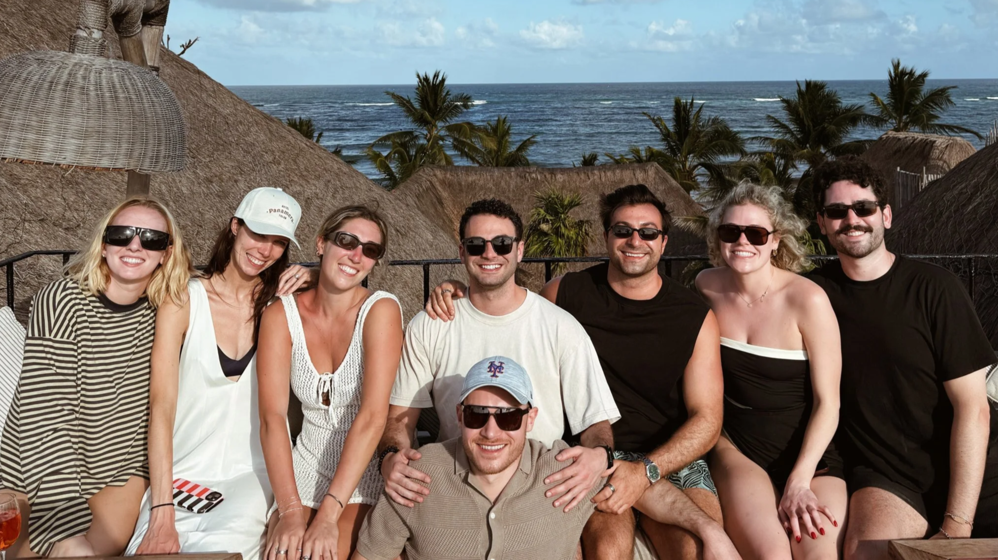 Startup team on a leadership retreat in Mexico