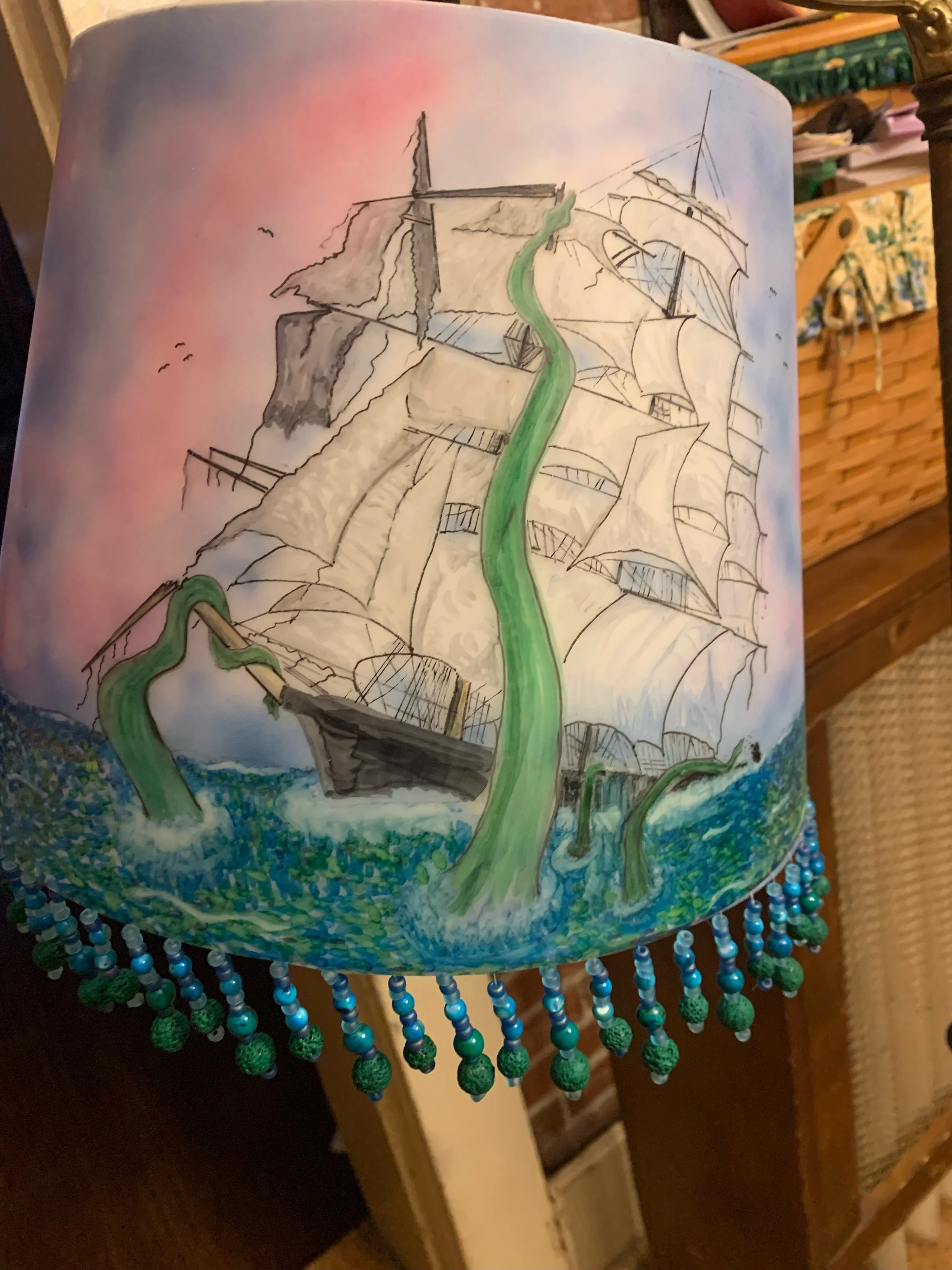 Kraken Lamp - SOLD