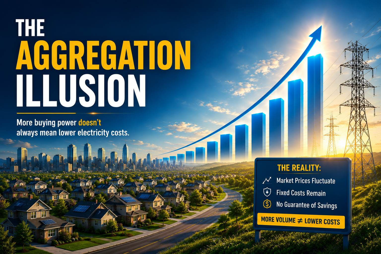 The Aggregation Illusion: Why Volume Doesn’t Lower Your Electric Bill