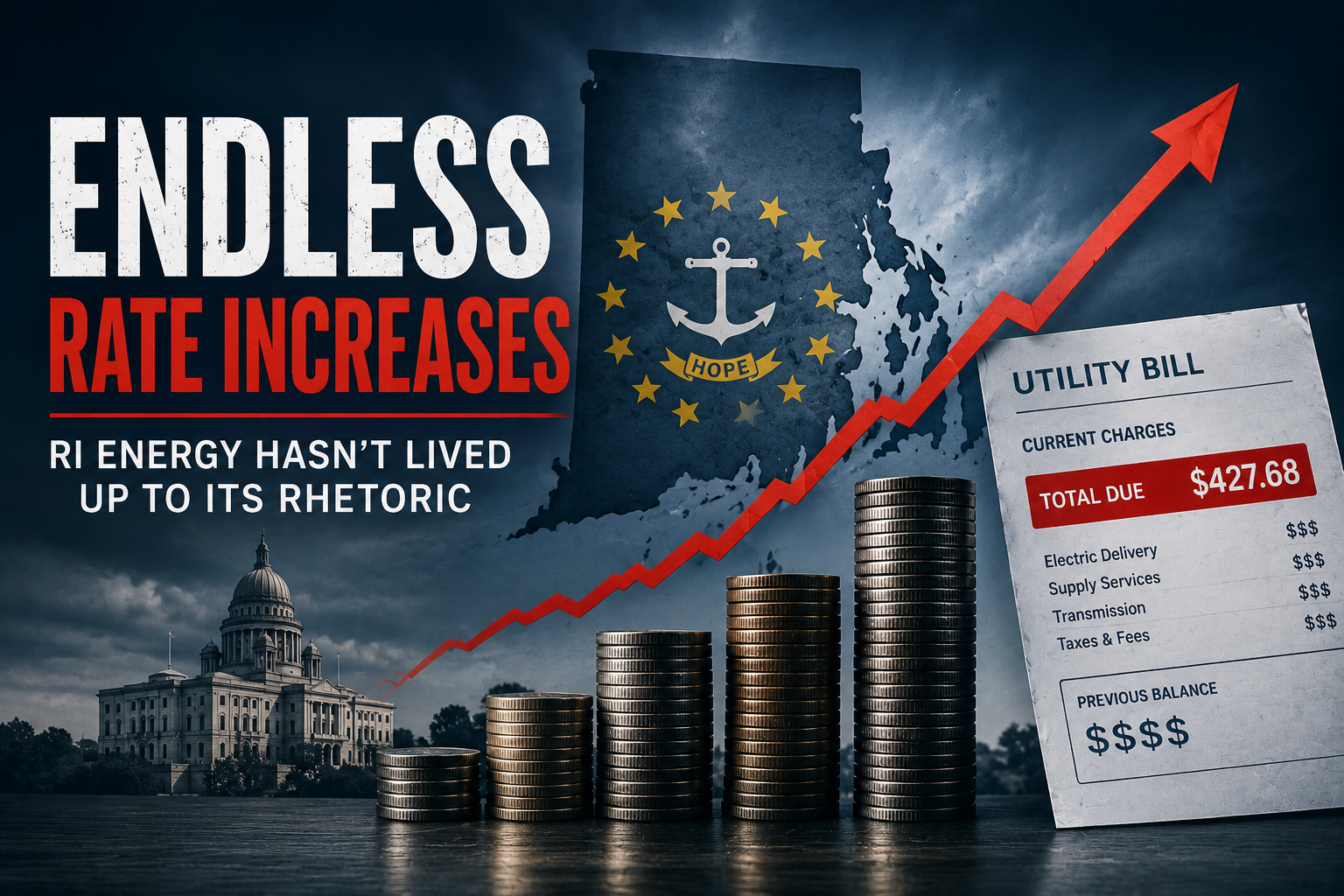 Endless Rate Increases, RI Energy Hasn't Lived Up to Its Rhetoric