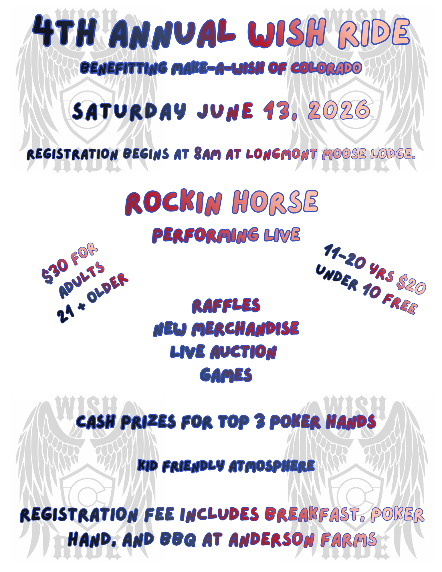 Wish Ride Colorado Upcoming Events — Wish Ride of Colorado