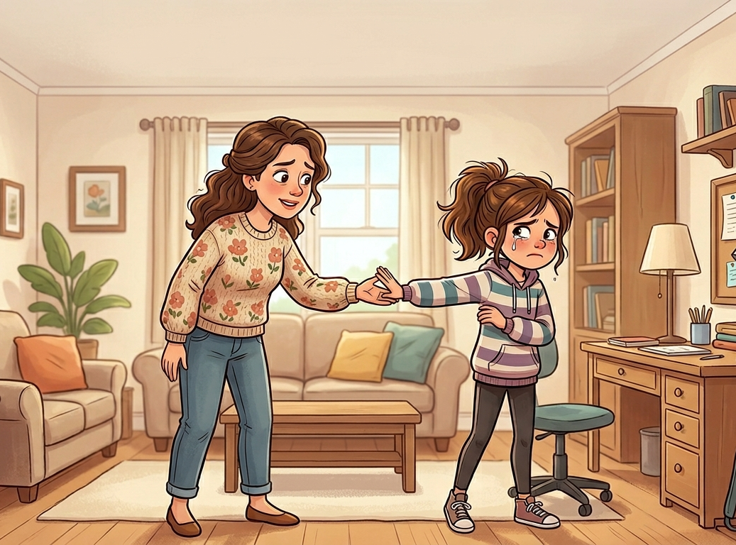 Why Girls Sometimes Push Away the Parent They Need Most?