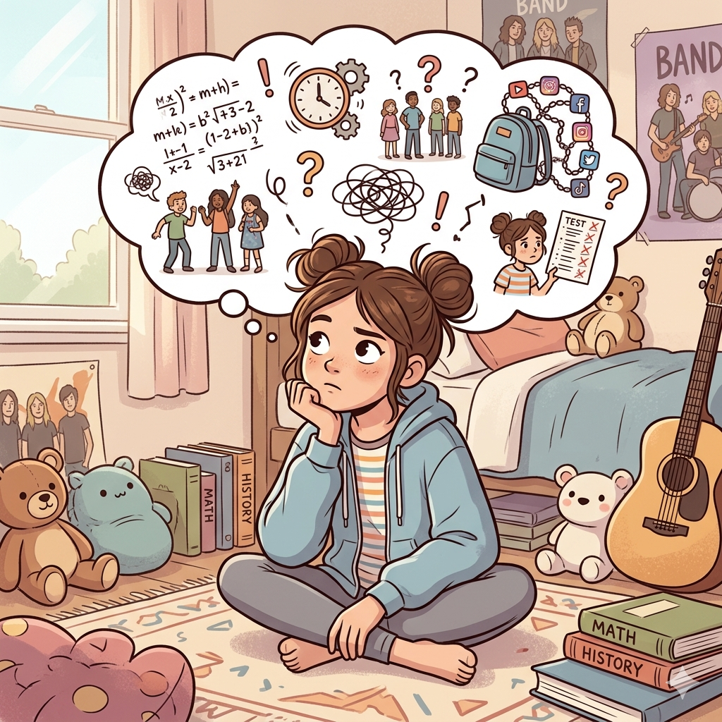 Why Tween Girls Start Overthinking Everything?
