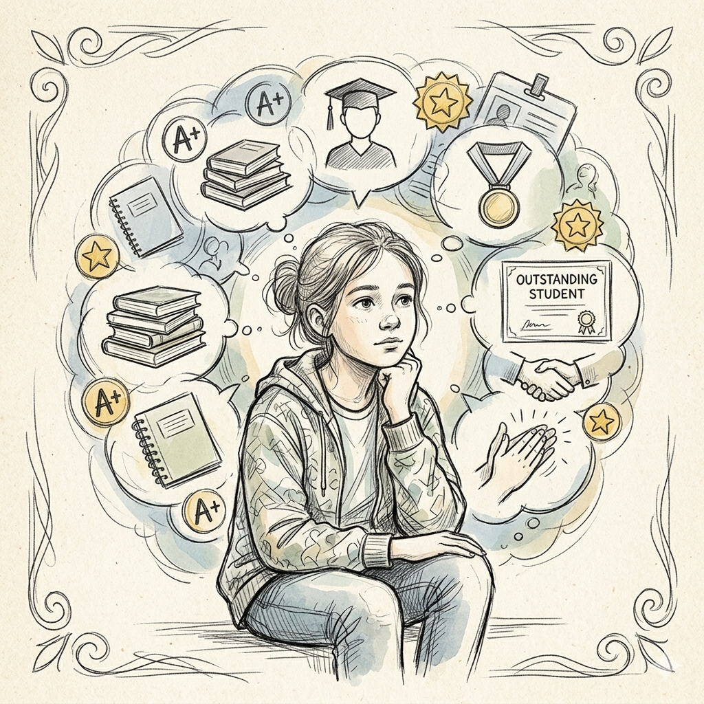 When Good Grades Become Part of a Girl's Identity