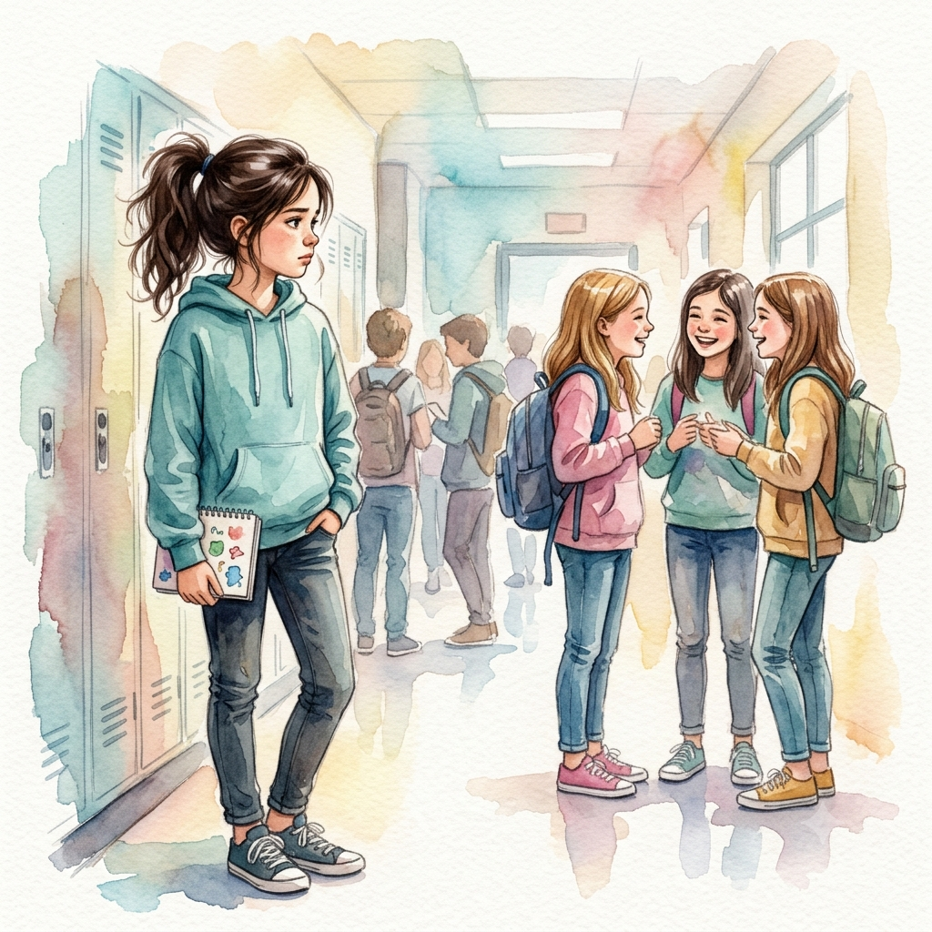 When a Girl's Values Start Conflicting With Her Friends' Values