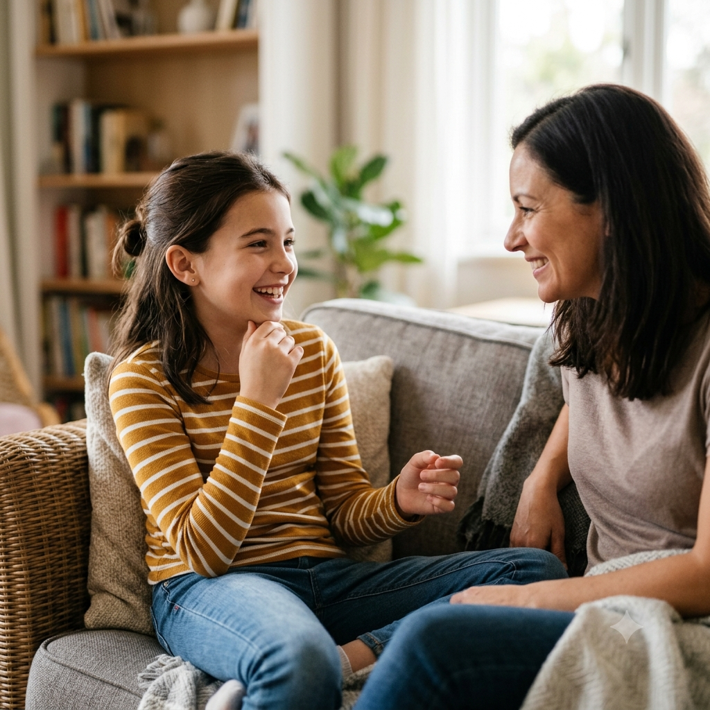 Teaching Consent and Boundaries to Tween Girls Starts With One Small Word at Home