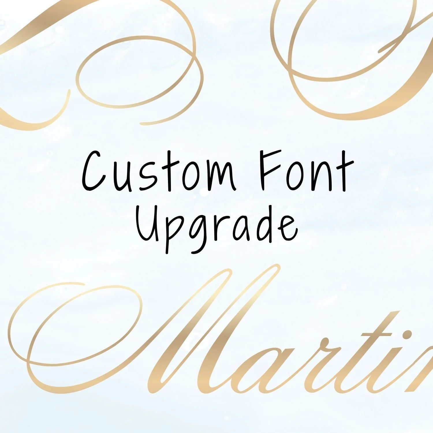 Custom Font Upgrade