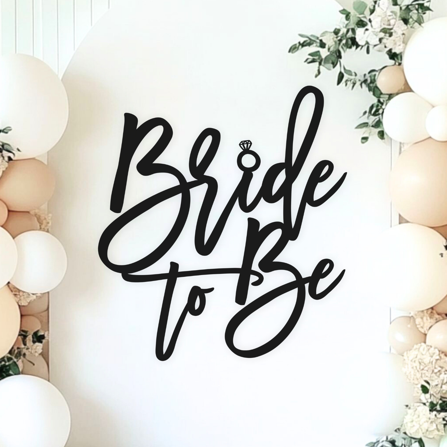 Bride to Be Bridal Shower Decor 3D Wood Sign #1 FREE SHIPPING