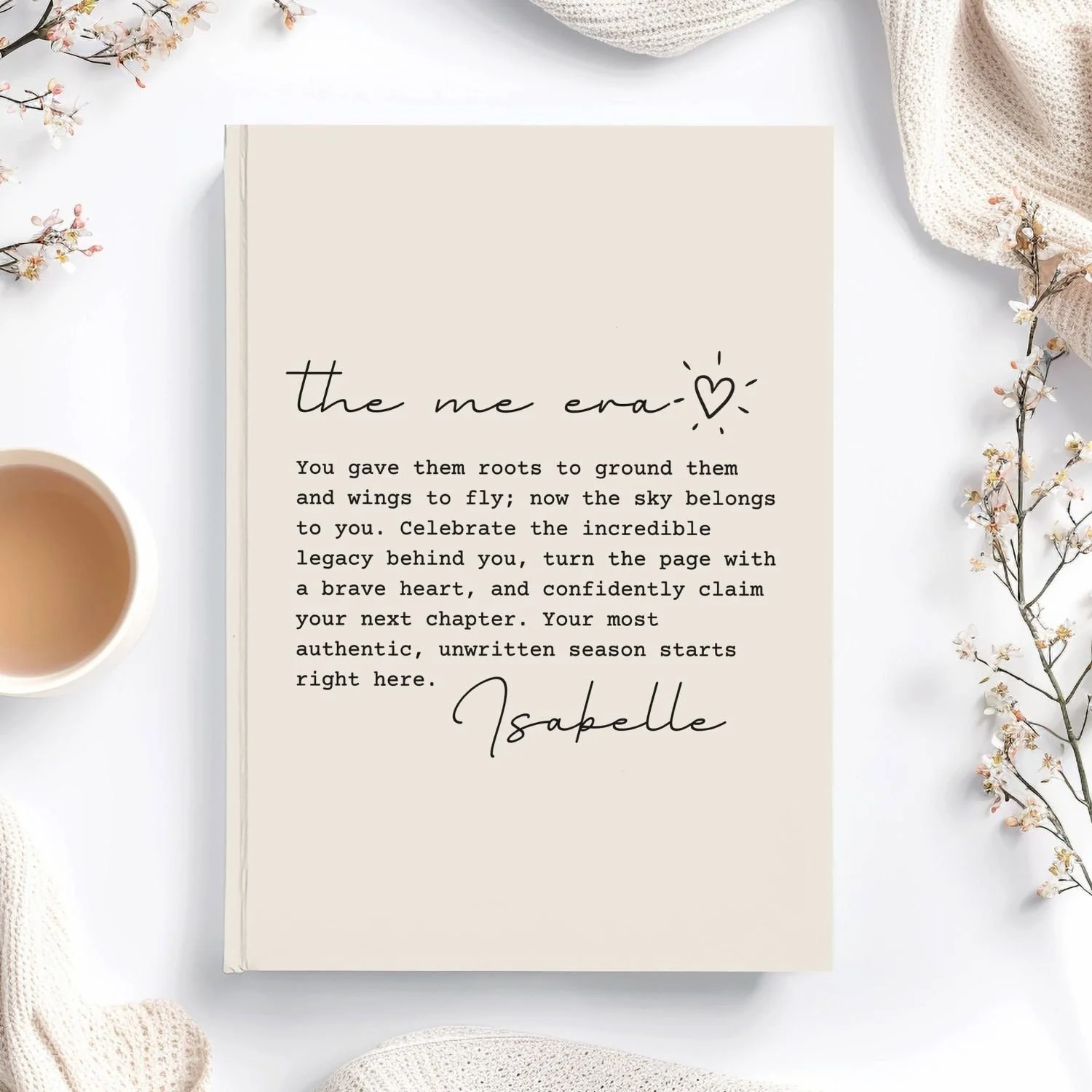Custom The Me Era Personalized Mother's Empty Nester Journal J24
