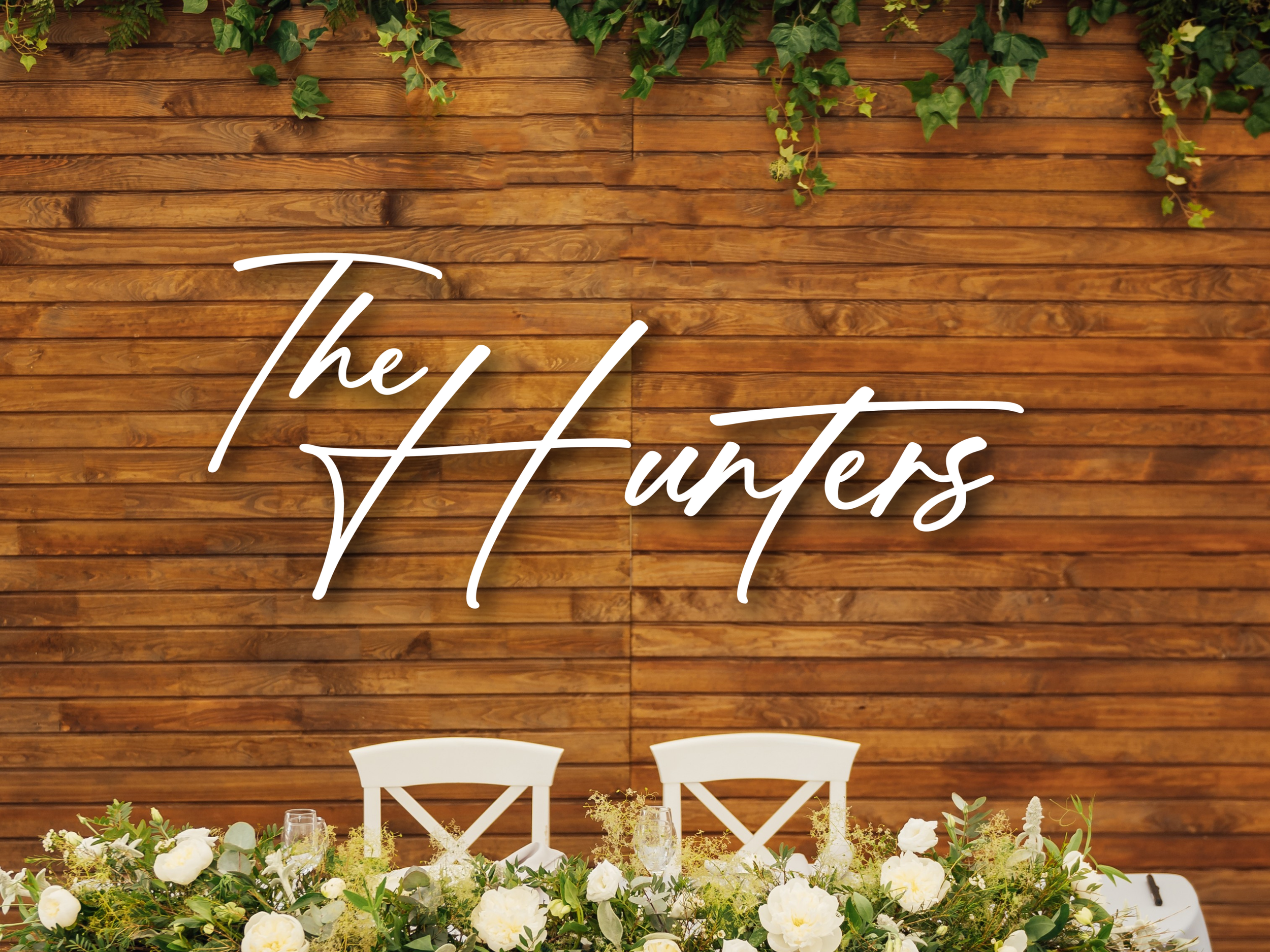 3D Wood Personalized Last Name Sign for Wedding Backdrop #6-FREE SHIPPING