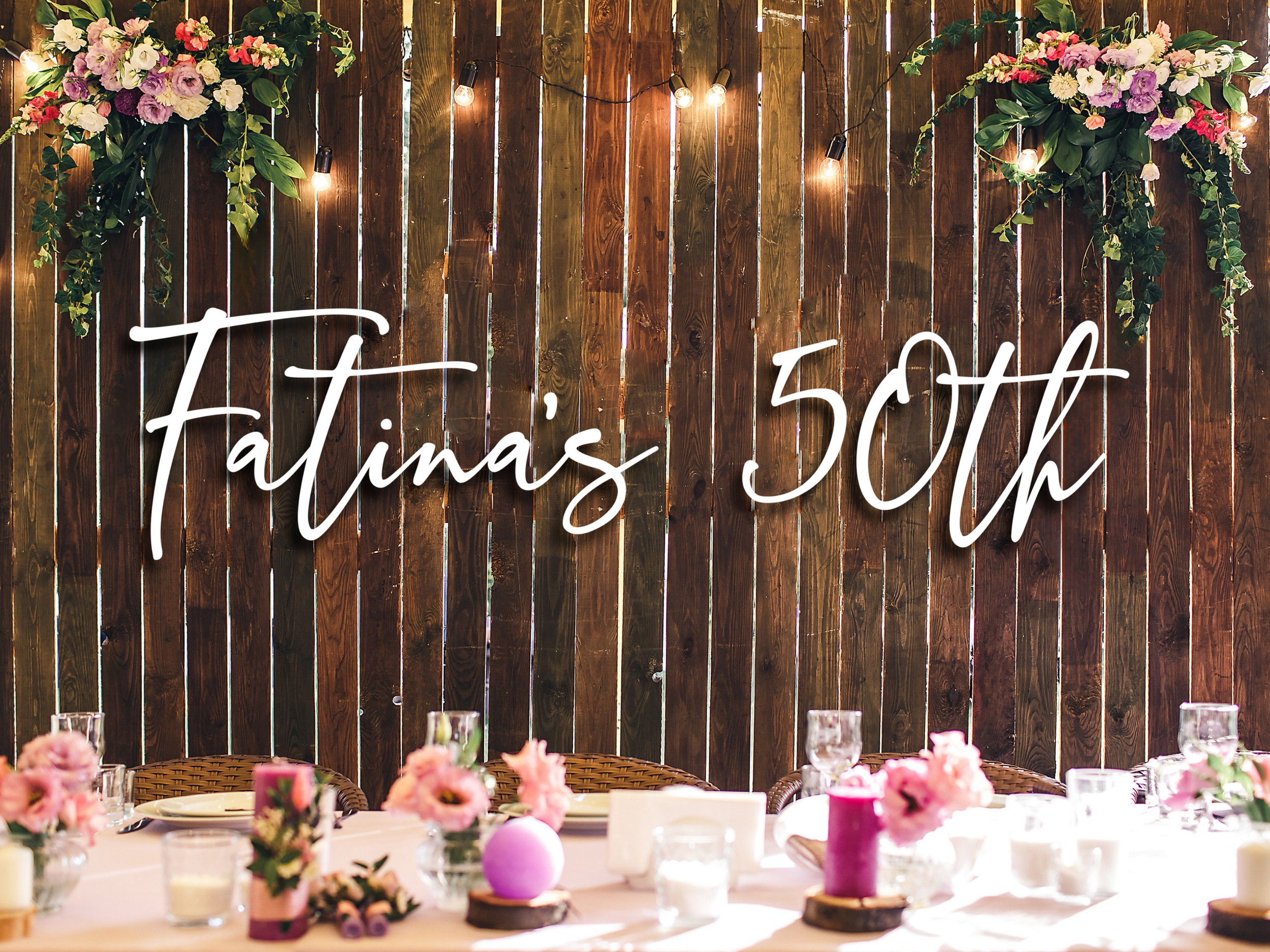 Adult Birthday 3D Signs & Banners