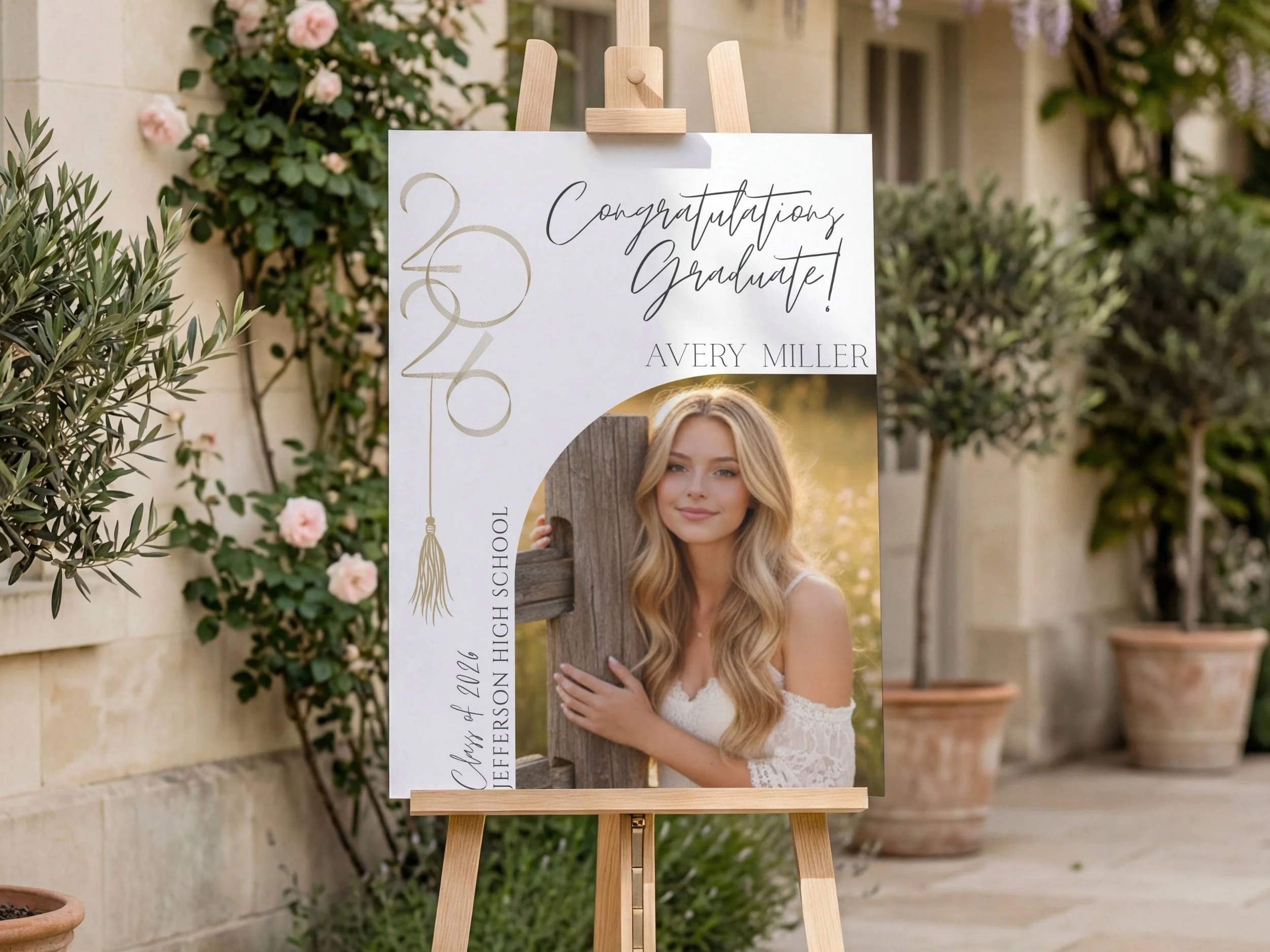 Custom Graduation Party Welcome Sign-#2