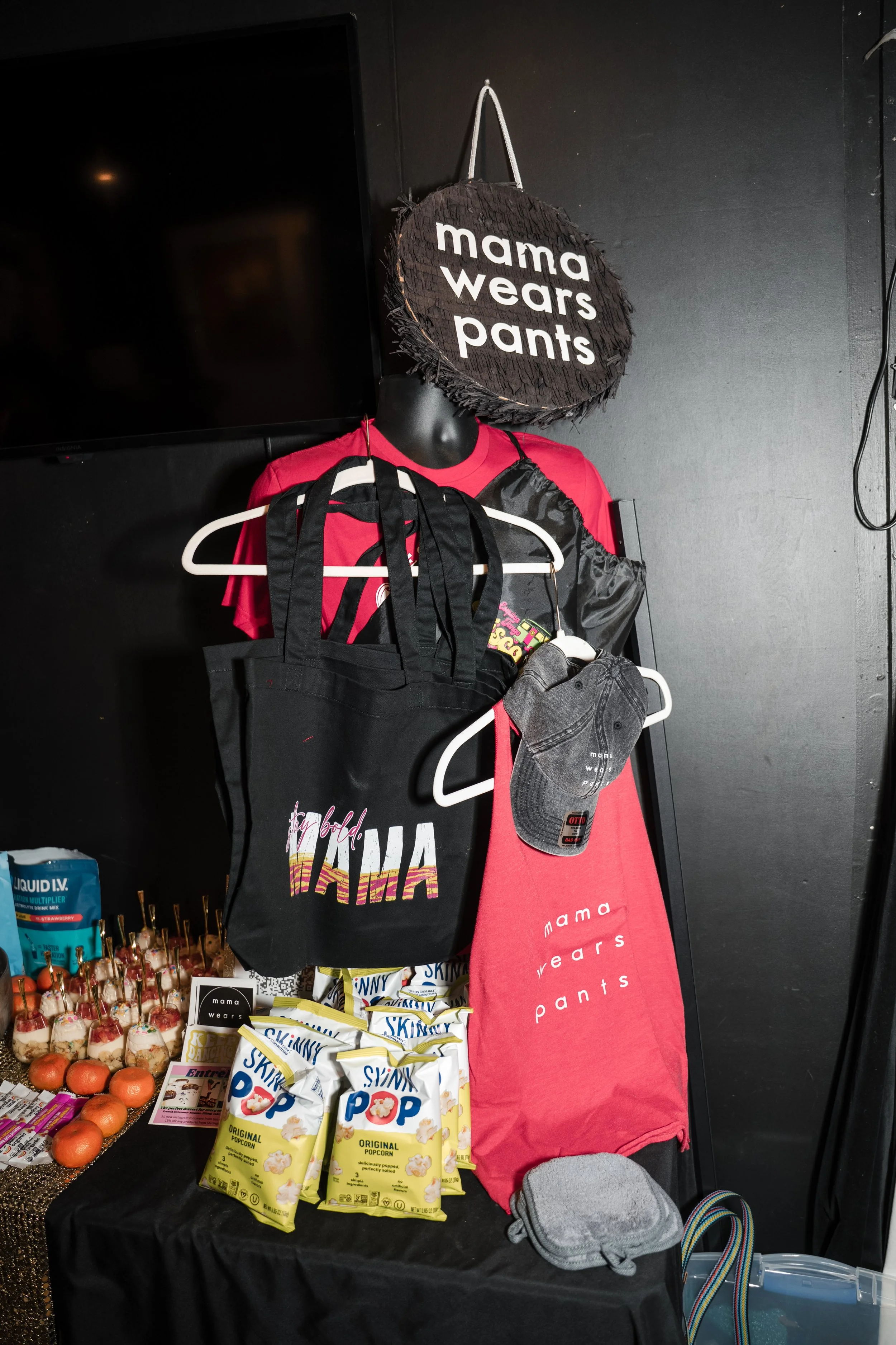 Merchandise, products, props, and other items from Bold Mamas Co. and Bold Mama Fitness. Wellness community and fitness classes for women hosted by Melissa from mama wears pants, Austin, Texas. 