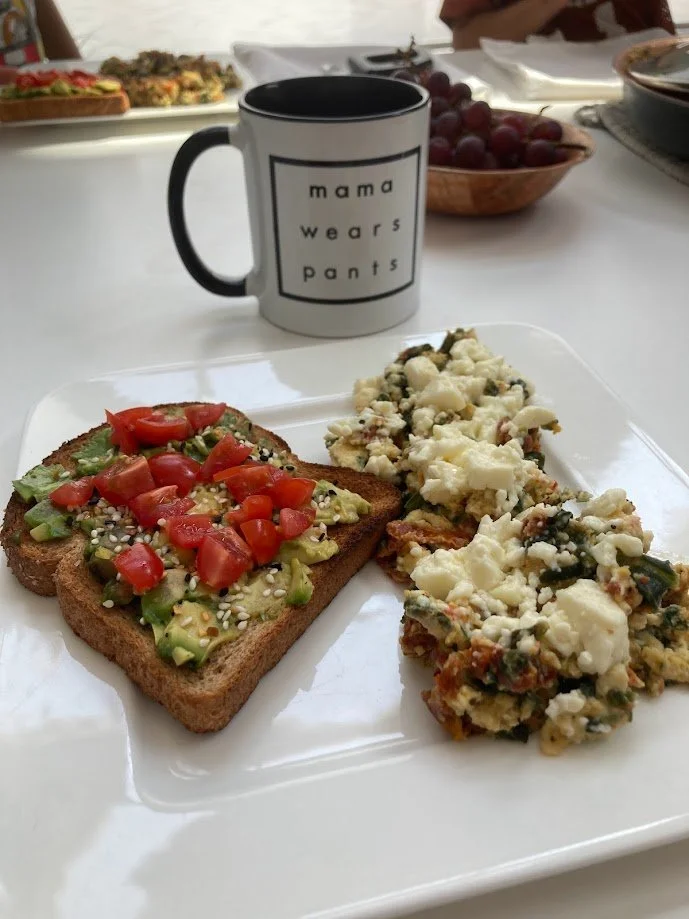 Foods from bold mama events such as Bold Mama Fitness events and Bold Mamas Co. event. Hosted by Melissa Acosta from mama wears pants.