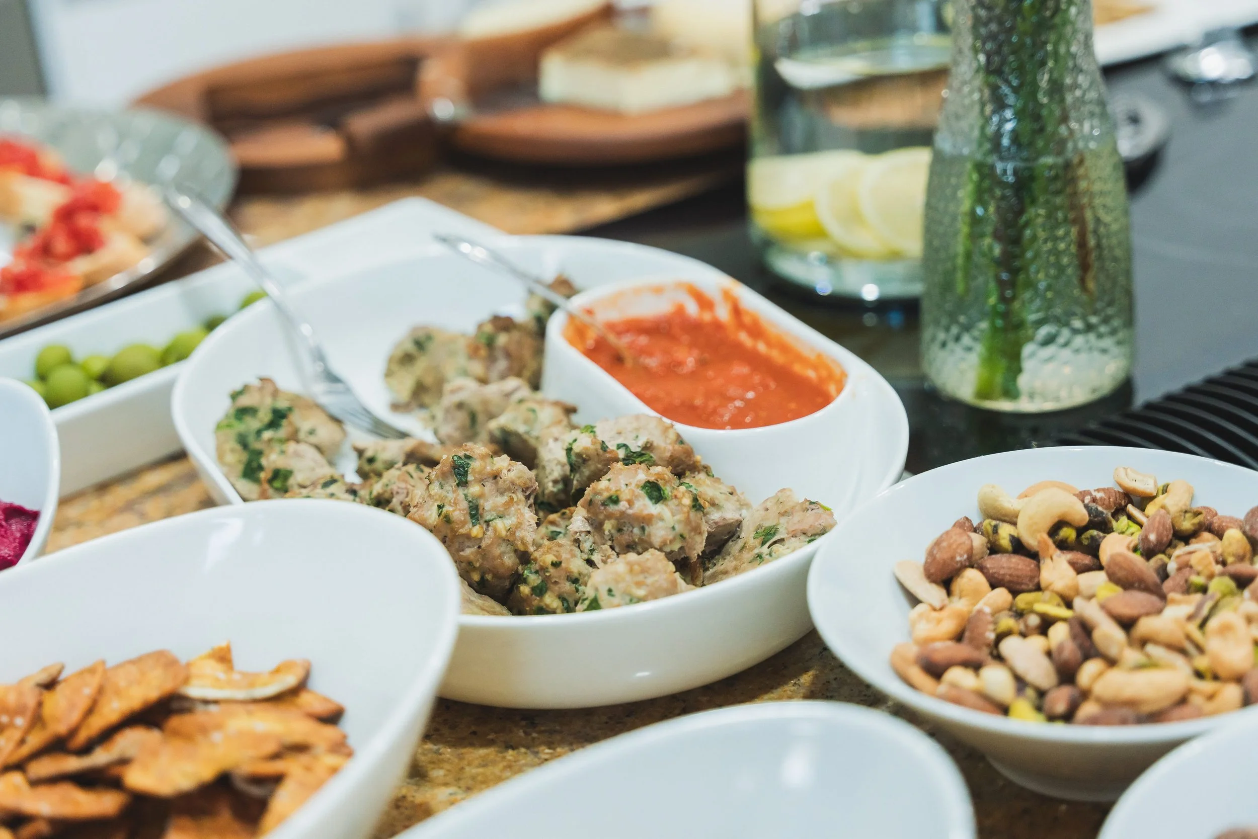 Foods from bold mama events such as Bold Mama Fitness events and Bold Mamas Co. event. Hosted by Melissa Acosta from mama wears pants.