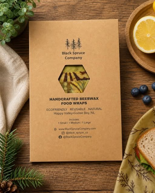 Beeswax Food Wraps      (Set of 3)