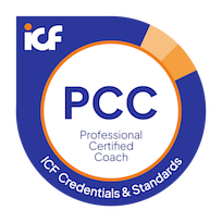 ICF logo with PCC certification badge
