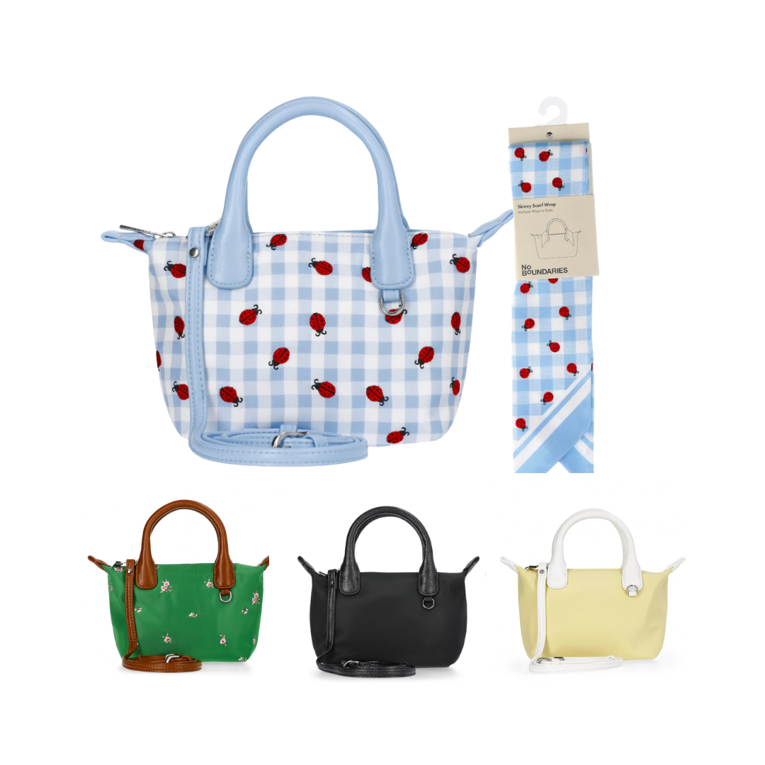 No Boundaries Mini Tote and Twilly Scarf From Walmart 