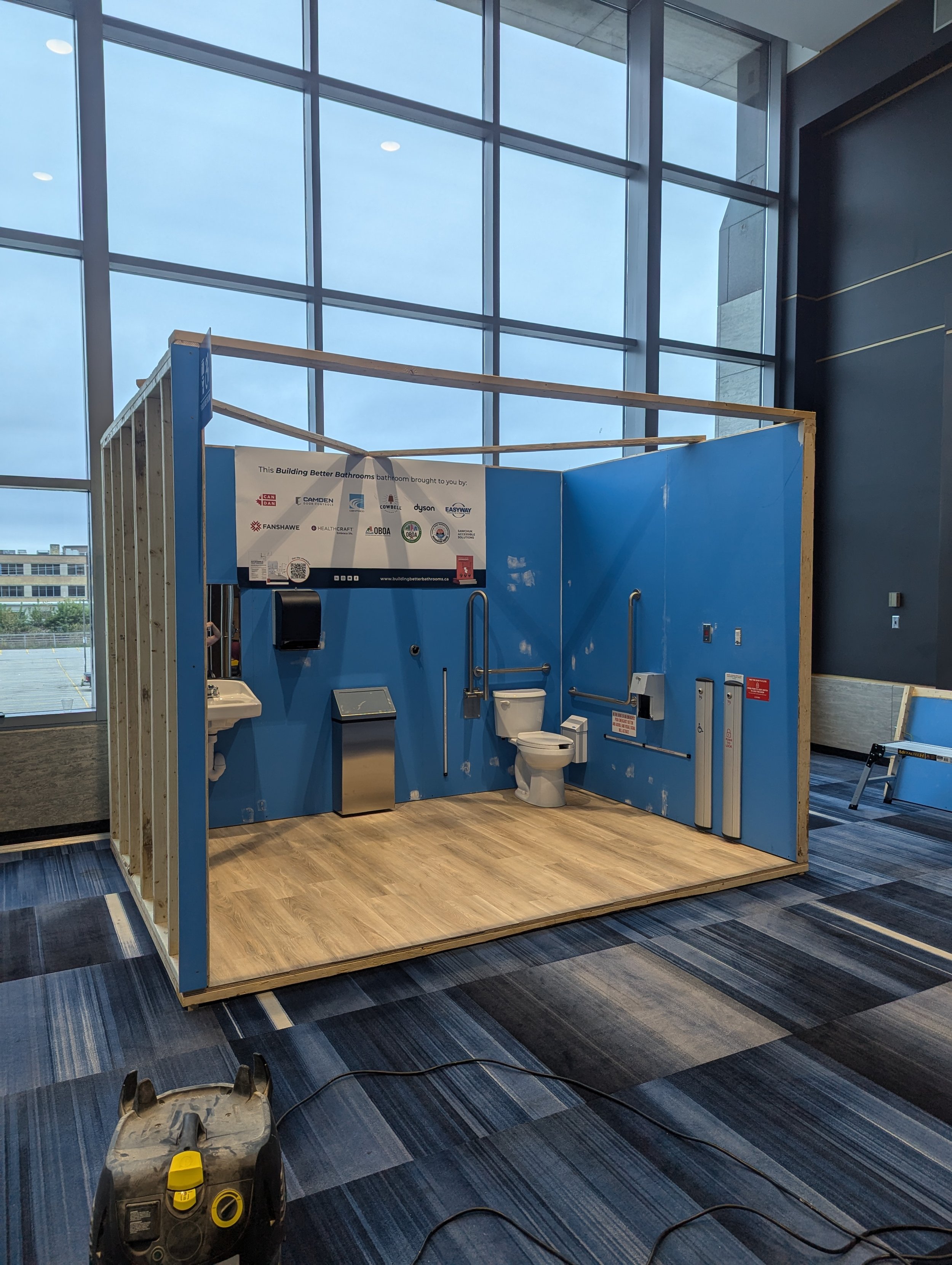 Accessible bathroom display built at RBC convention centre