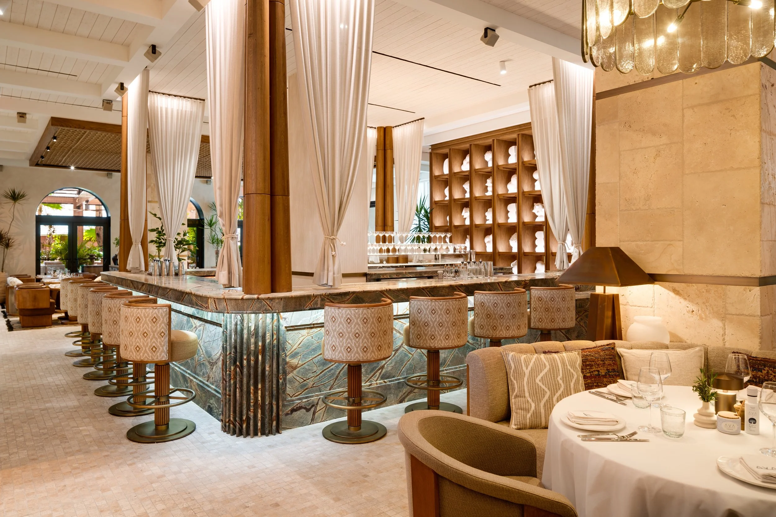 AVA MediterrAegean Restaurant Inside