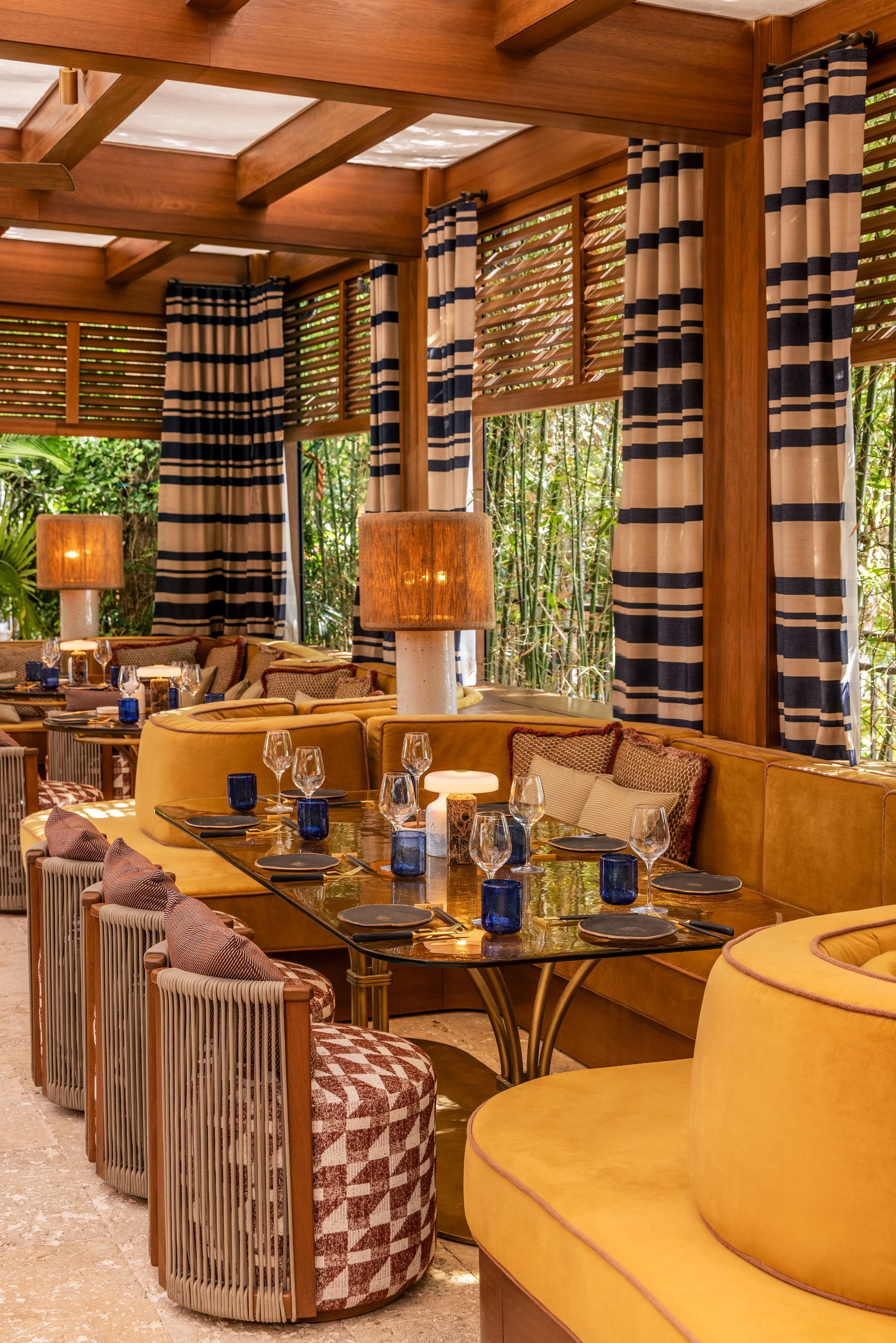 AVA Coconut Grove's outdoor dining area.