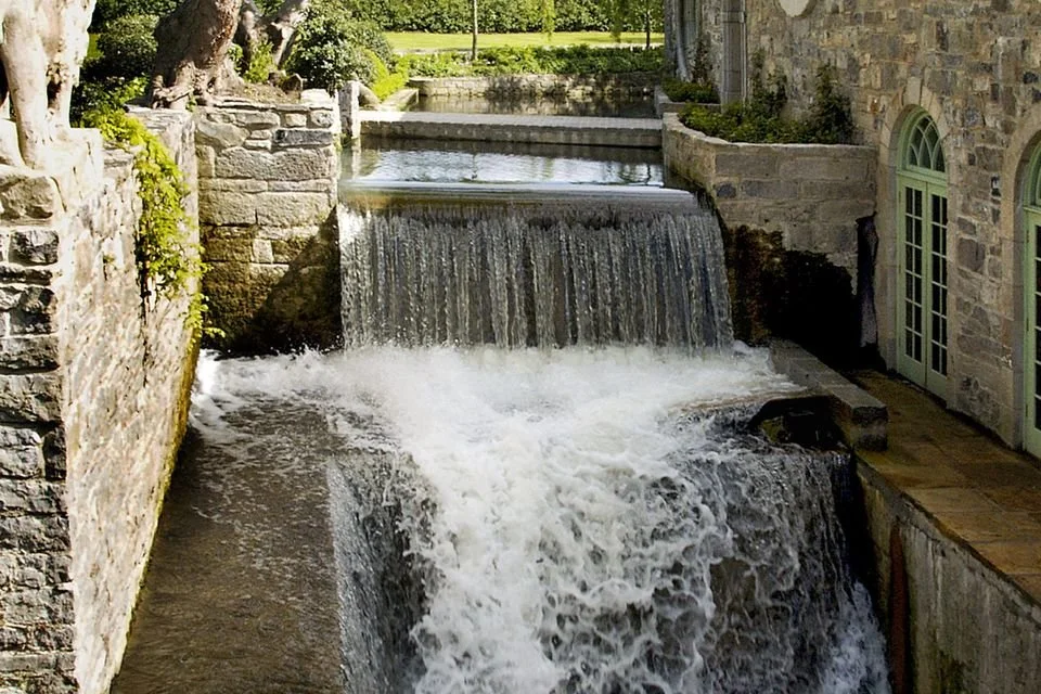 Waterfall at The Mill Restaurant