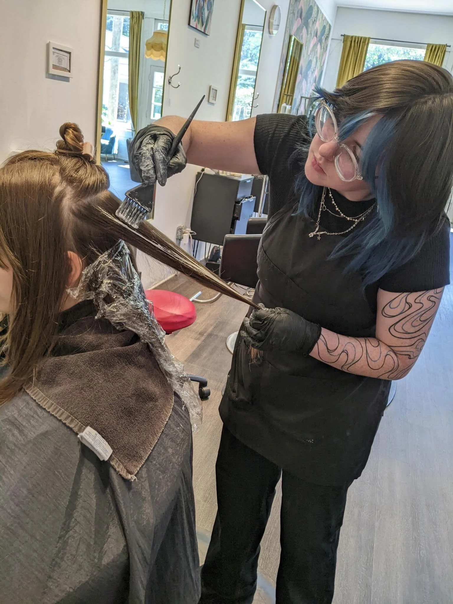 Meet Sol! ✂️

My name is Sol and l&rsquo;ve been an apprentice and salon assistant at MarieMarie Salon in Candler Park, Atlanta since December 2023. I am a second generation hair stylist with lifelong exposure to the hair industry, along with a deepl