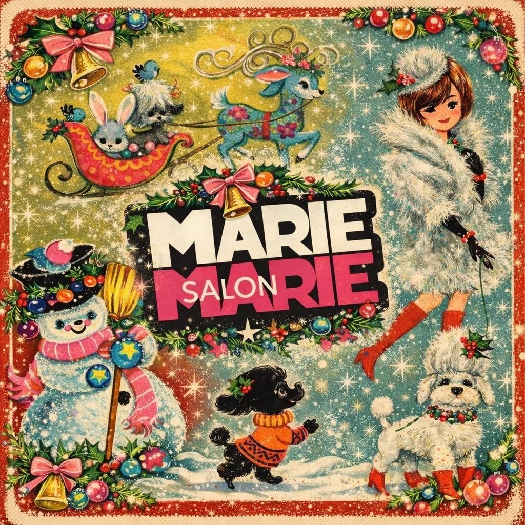 ✨🎄 Merry Christmas &amp; Happy Holidays from mariemarie 🎄✨

To our gorgeous mariemarie family, thank you for making this year so magical. Thank you for trusting us with your beauty, your glow-ups, your stories, and your moments. Our salon wouldn&rs