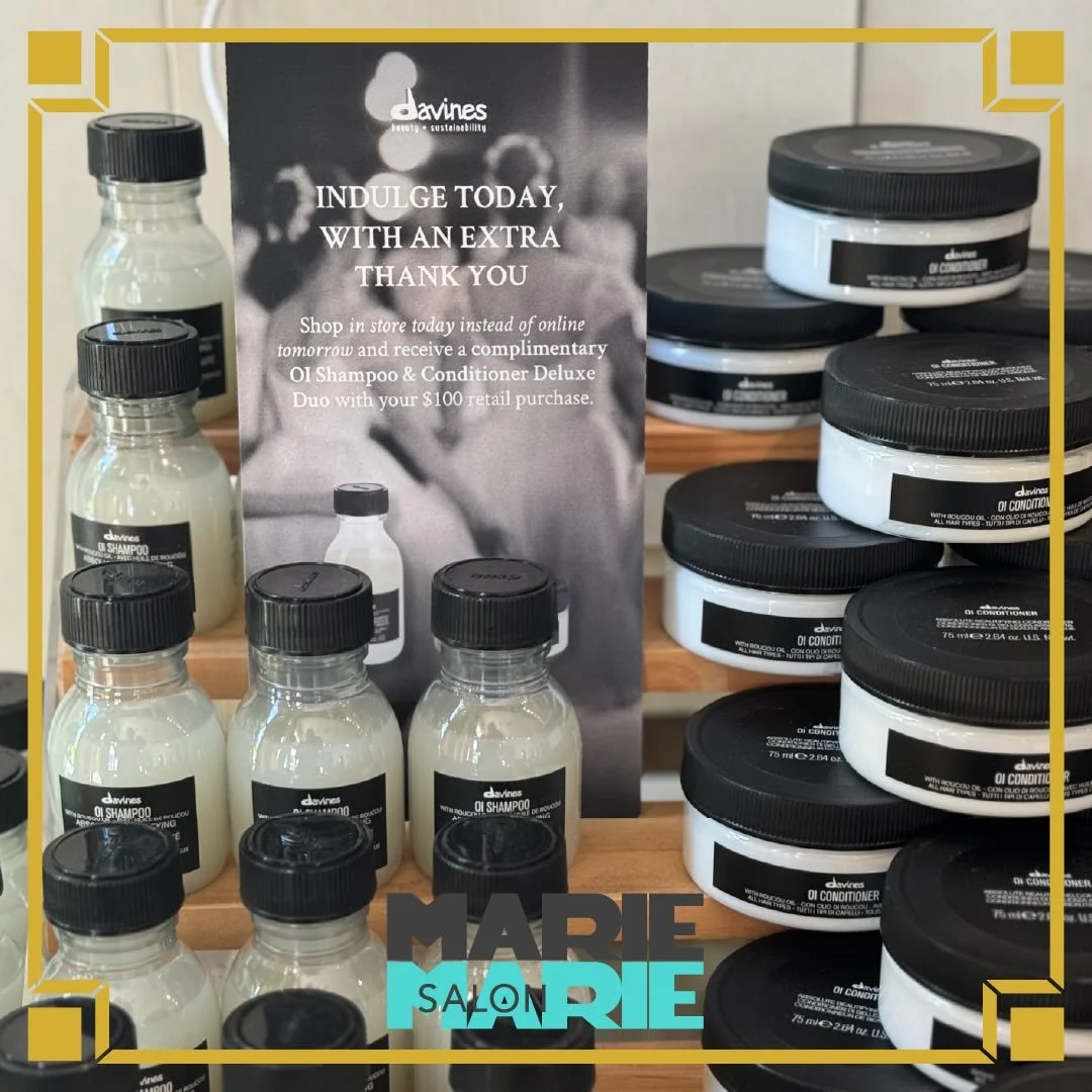 ✨NEW DAVINES HAS LANDED✨
Our shelves are officially stocked with all the Davines favorites plus fresh new launches just in time for holiday hair magic. 🎁💖

If you&rsquo;ve been waiting to replenish your rituals or try something new, this is your si