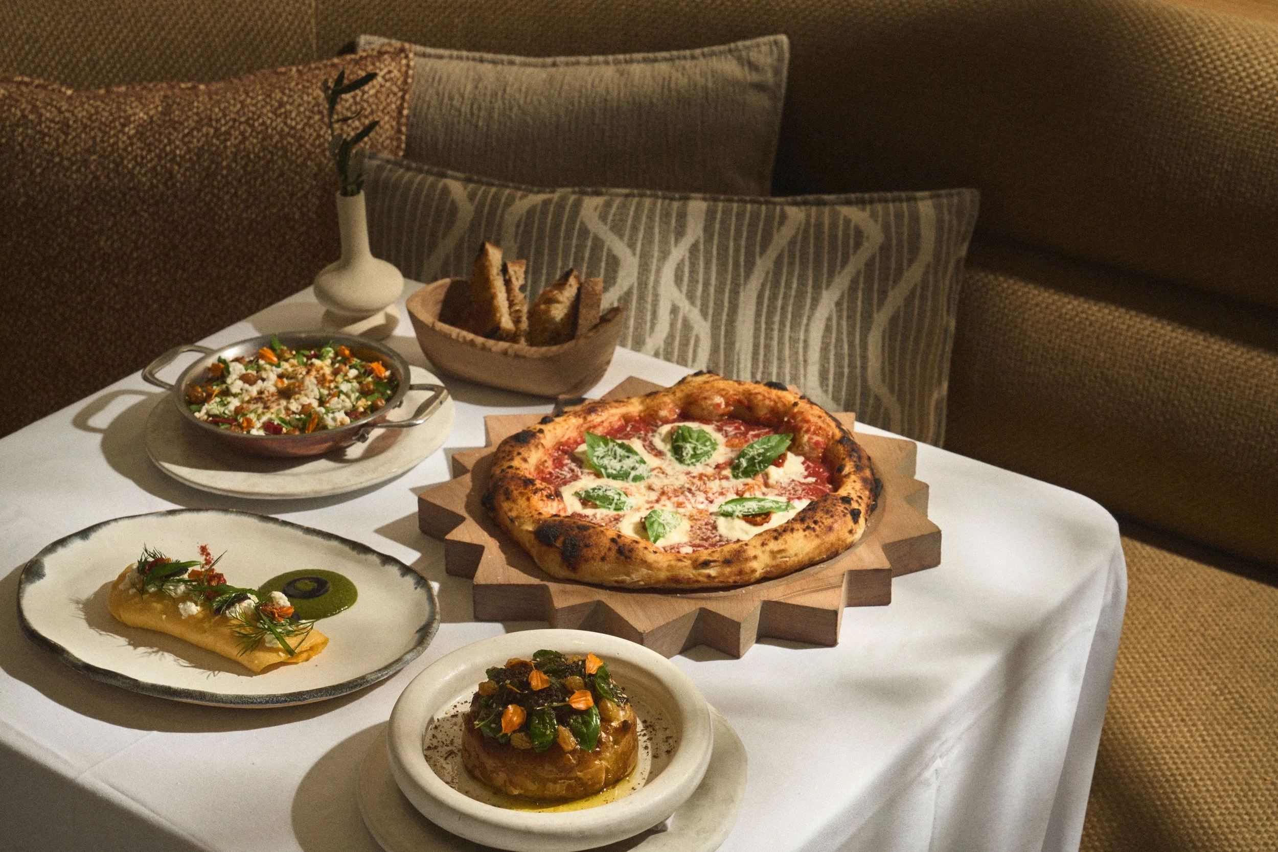 Brunch items served at AVA Winter Park.