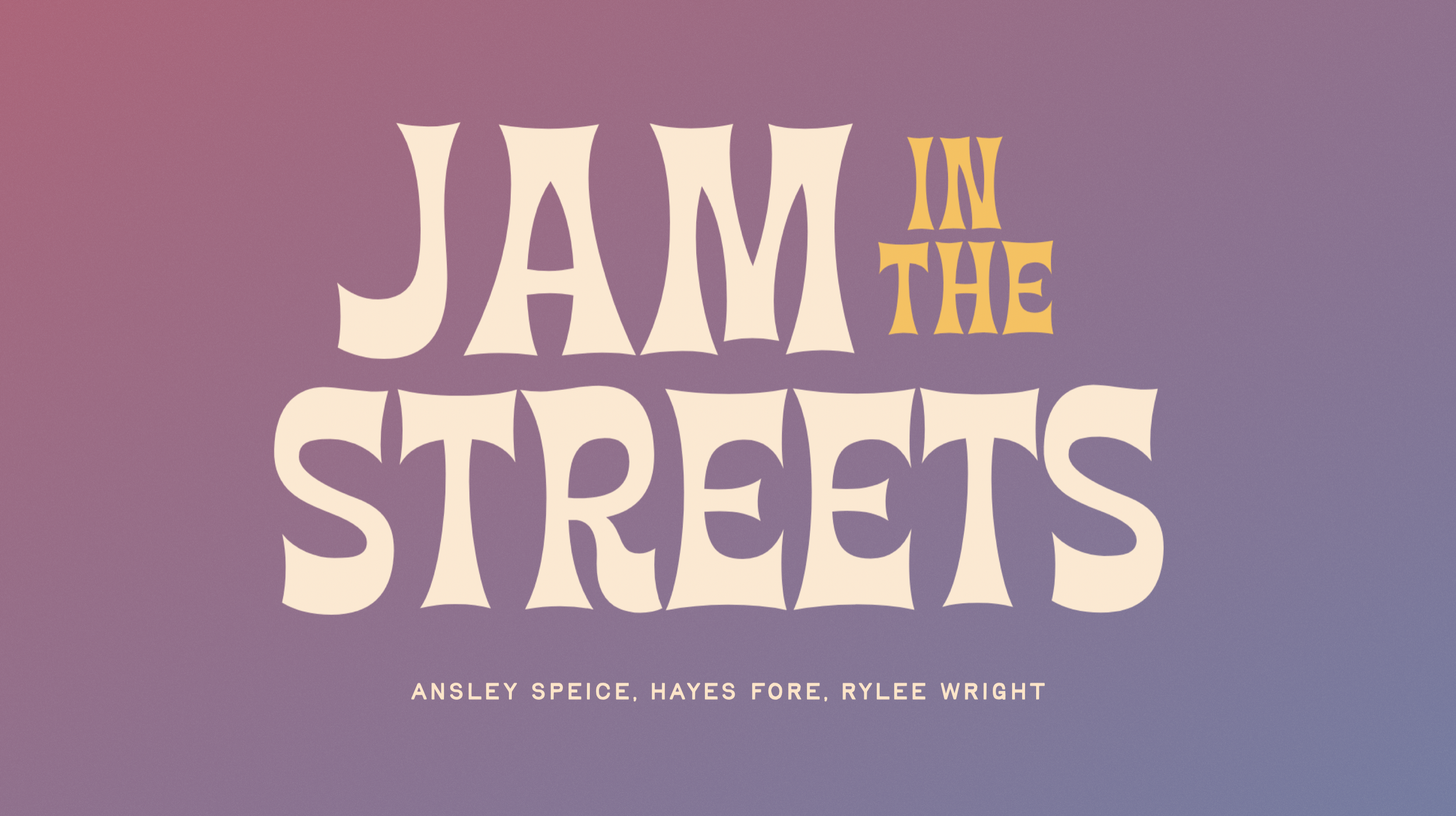 Project Jam in the Streets Website Case Study