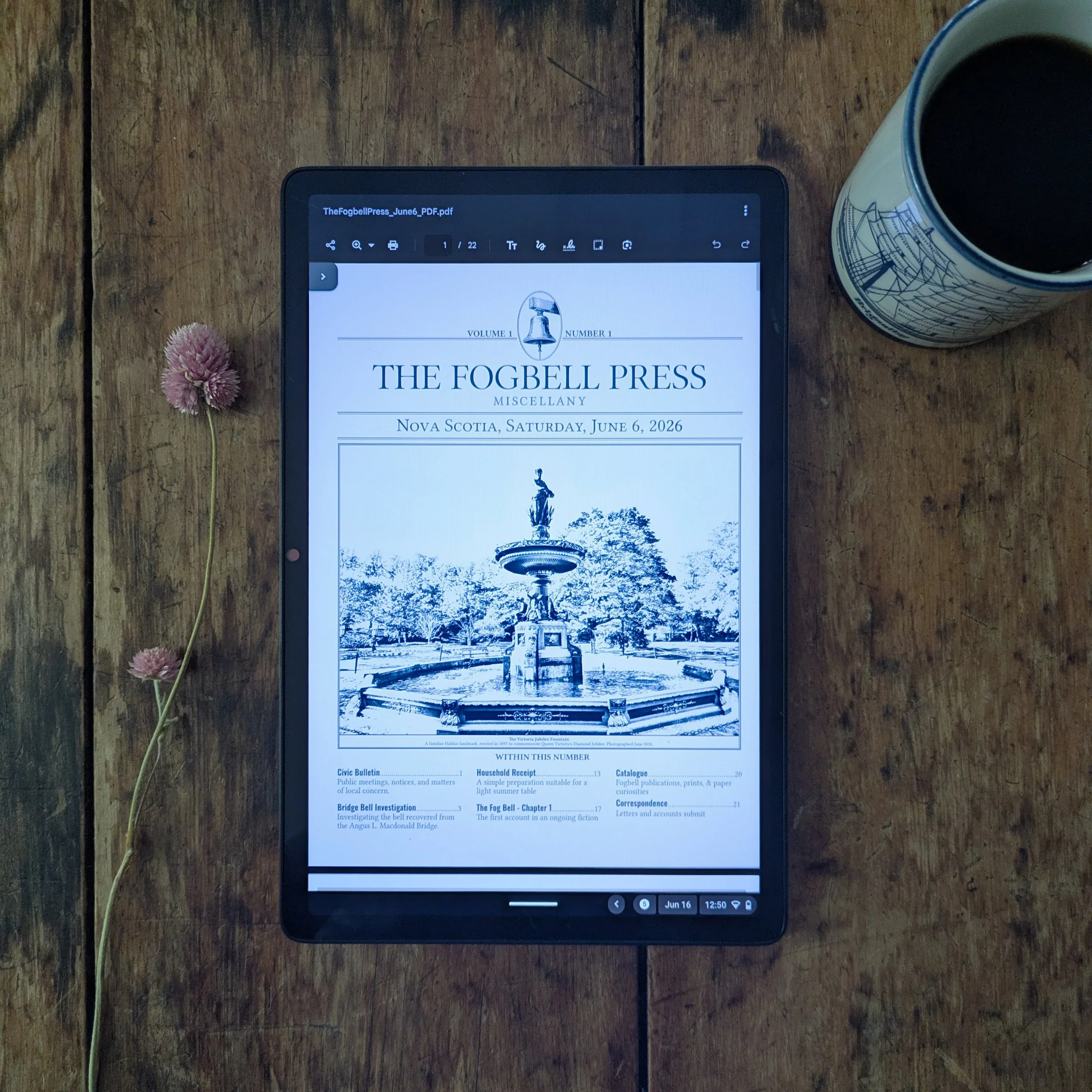 The Fogbell Press Miscellany : Digital Version | Volume 1, Number 1