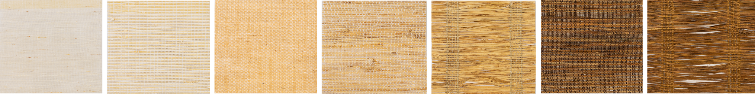 Close-up of different types of wood planks with varying textures and colors.