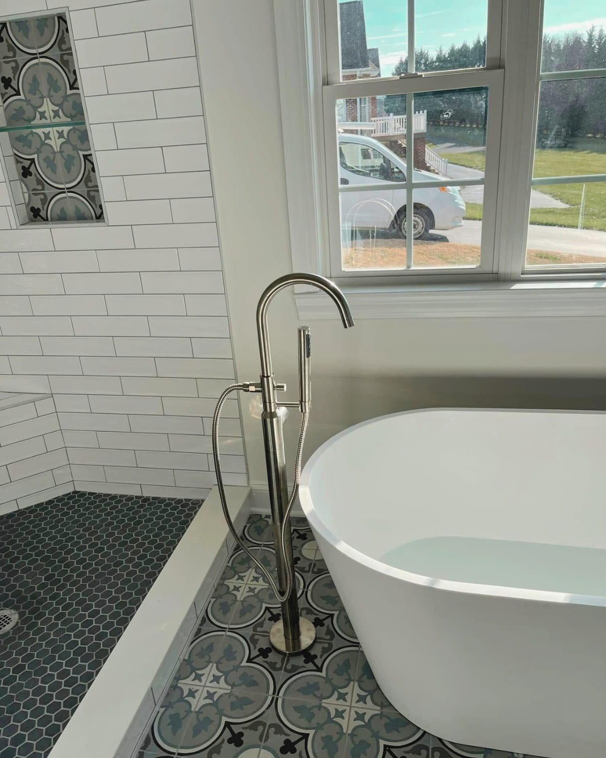 Bathroom remodel plumbing work by Bouldin Plumbing, Patrick County VA