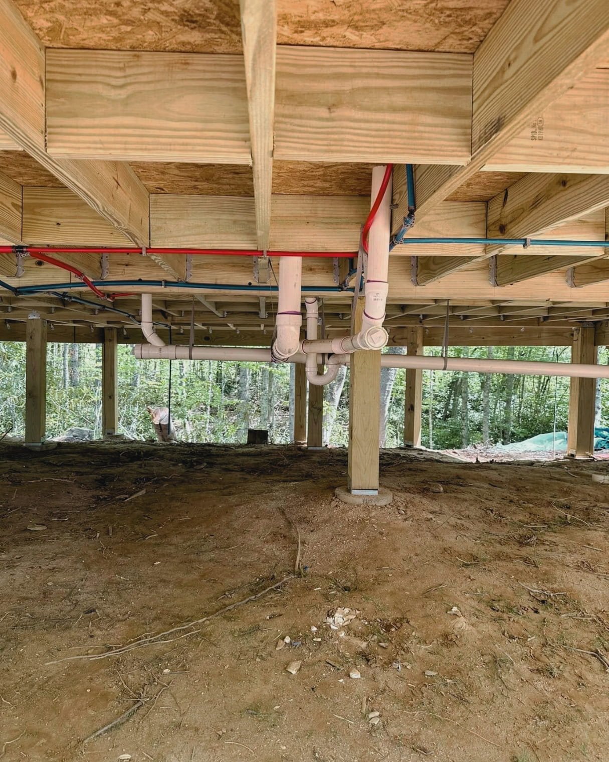Crawlspace Work by Bouldin Plumbing, Stuart VA