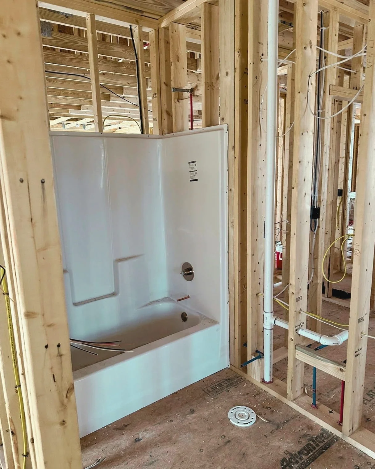 New construction plumbing by Bouldin Plumbing, Stuart VA