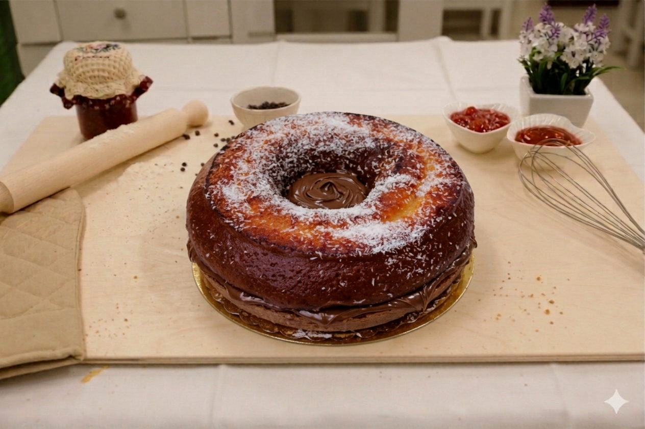 Ciambellone Cocco e Nocciola