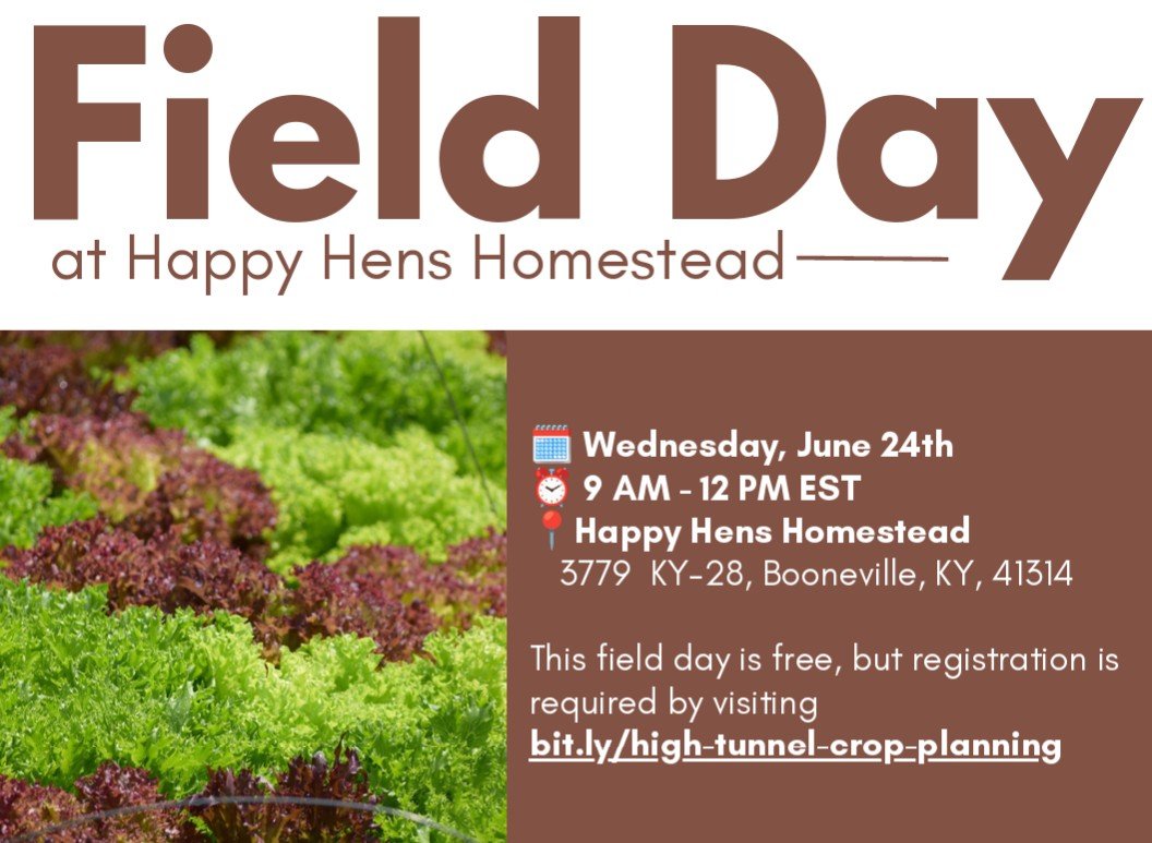 High Tunnel Field Day @ Happy Hens Homestead