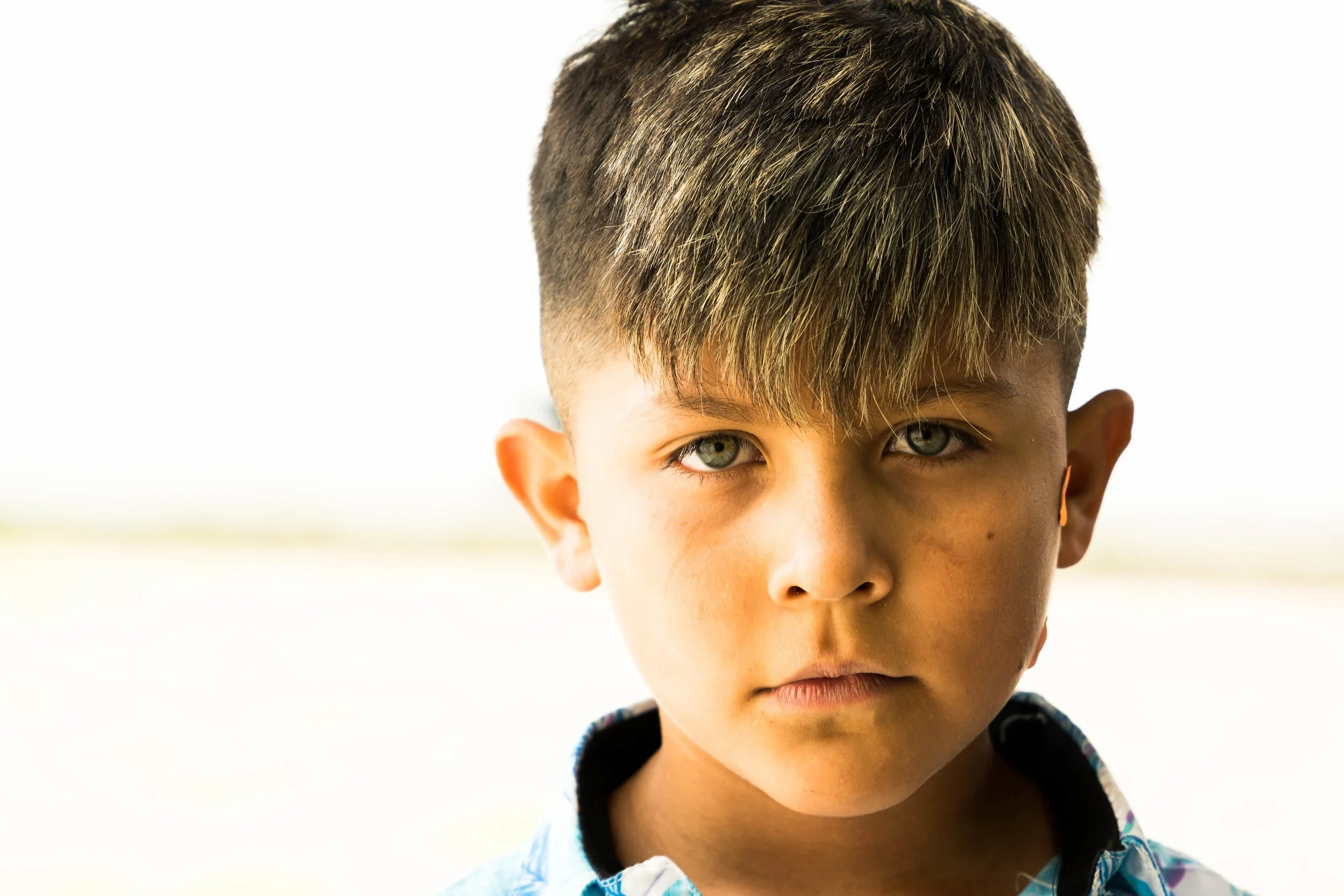 Young boy portrait from a mission trip to Mexico.