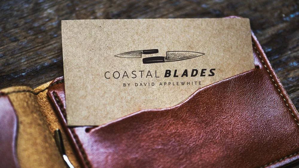 Logo design for Coastal Blades by David Applewhite.