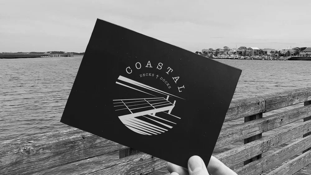 Logo design for Coastal Decks & Docks.