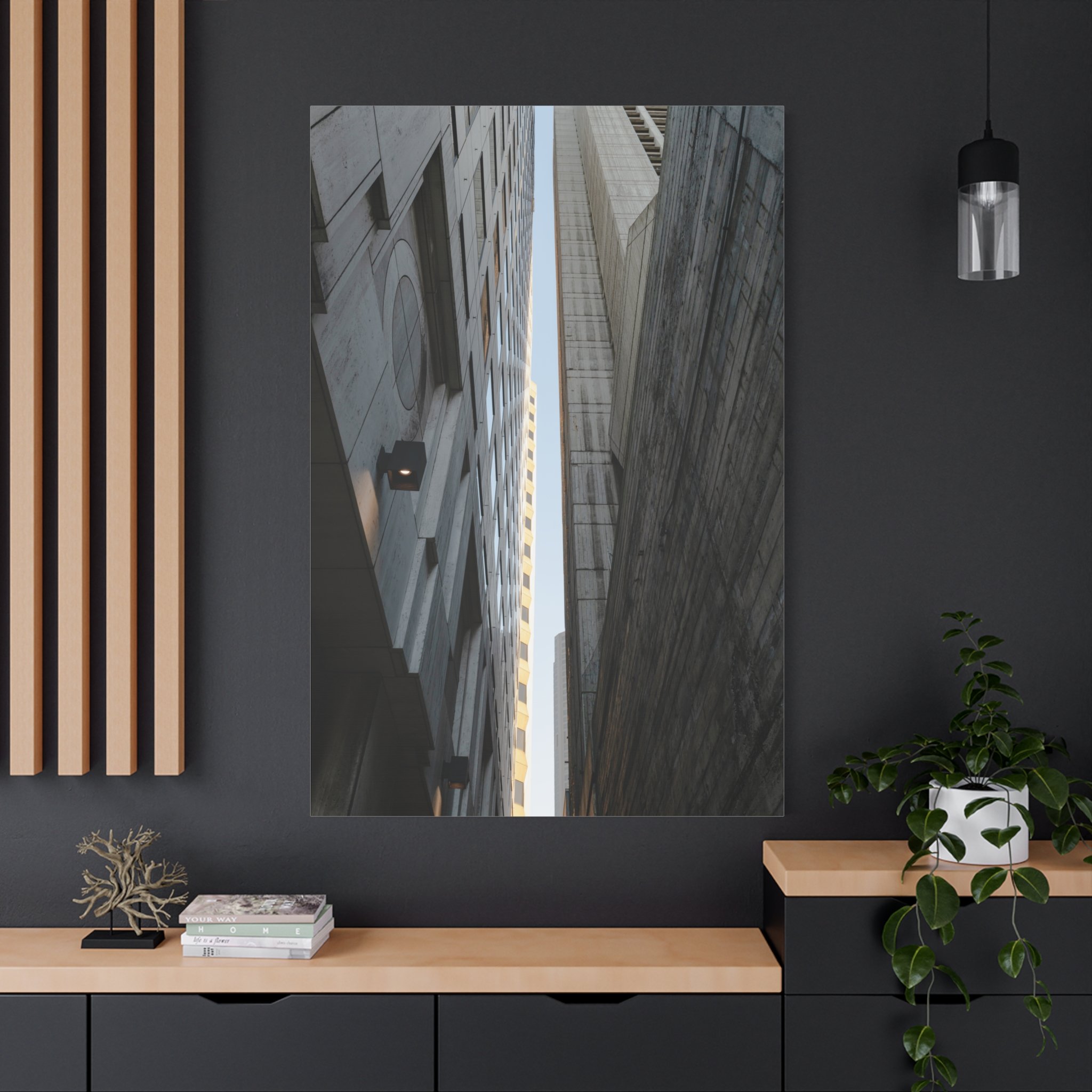 Large Stretched Canvas Darkness in Daylight