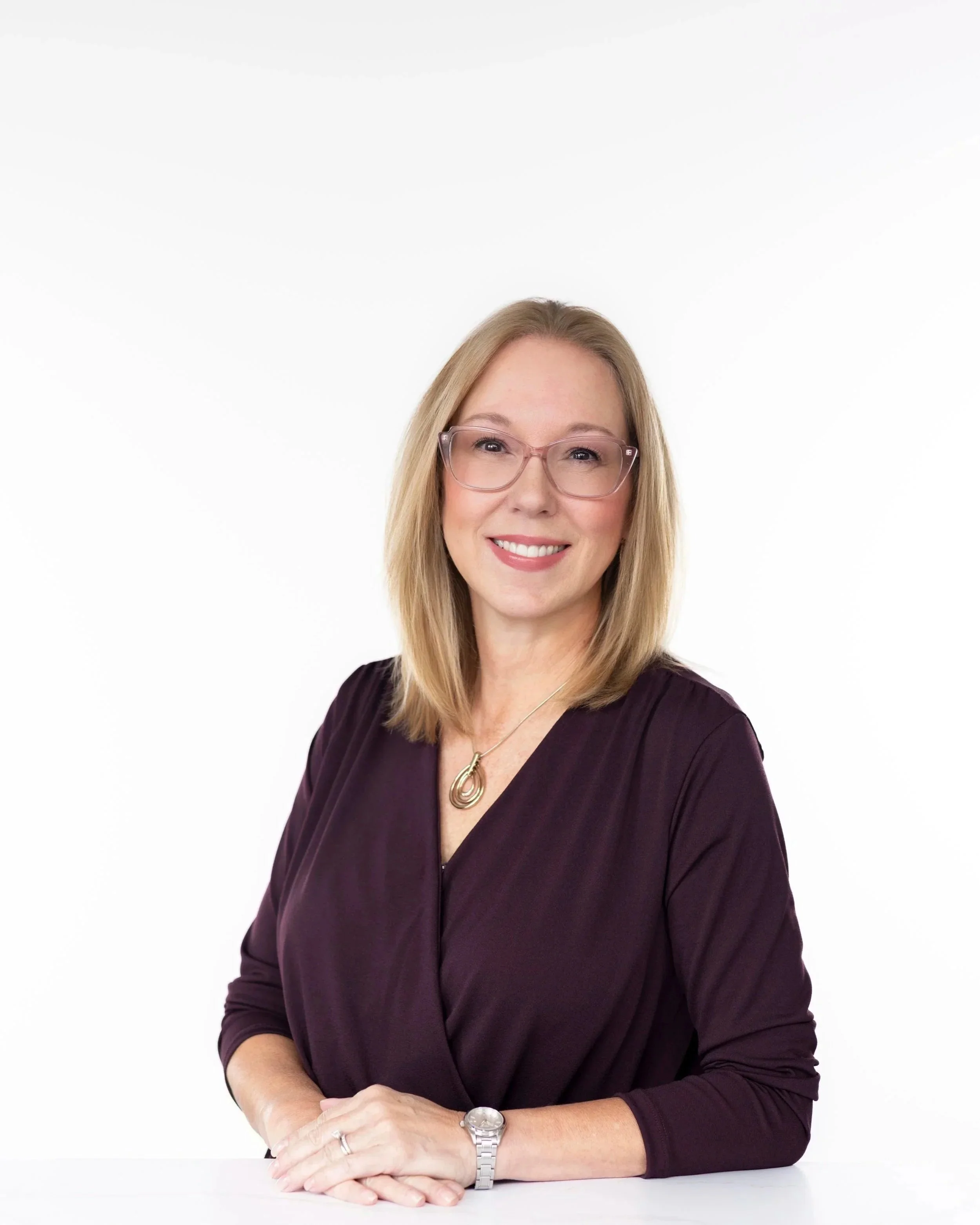 Portrait of support staff Jeannie Johnson of Brown, Curry & Duggan