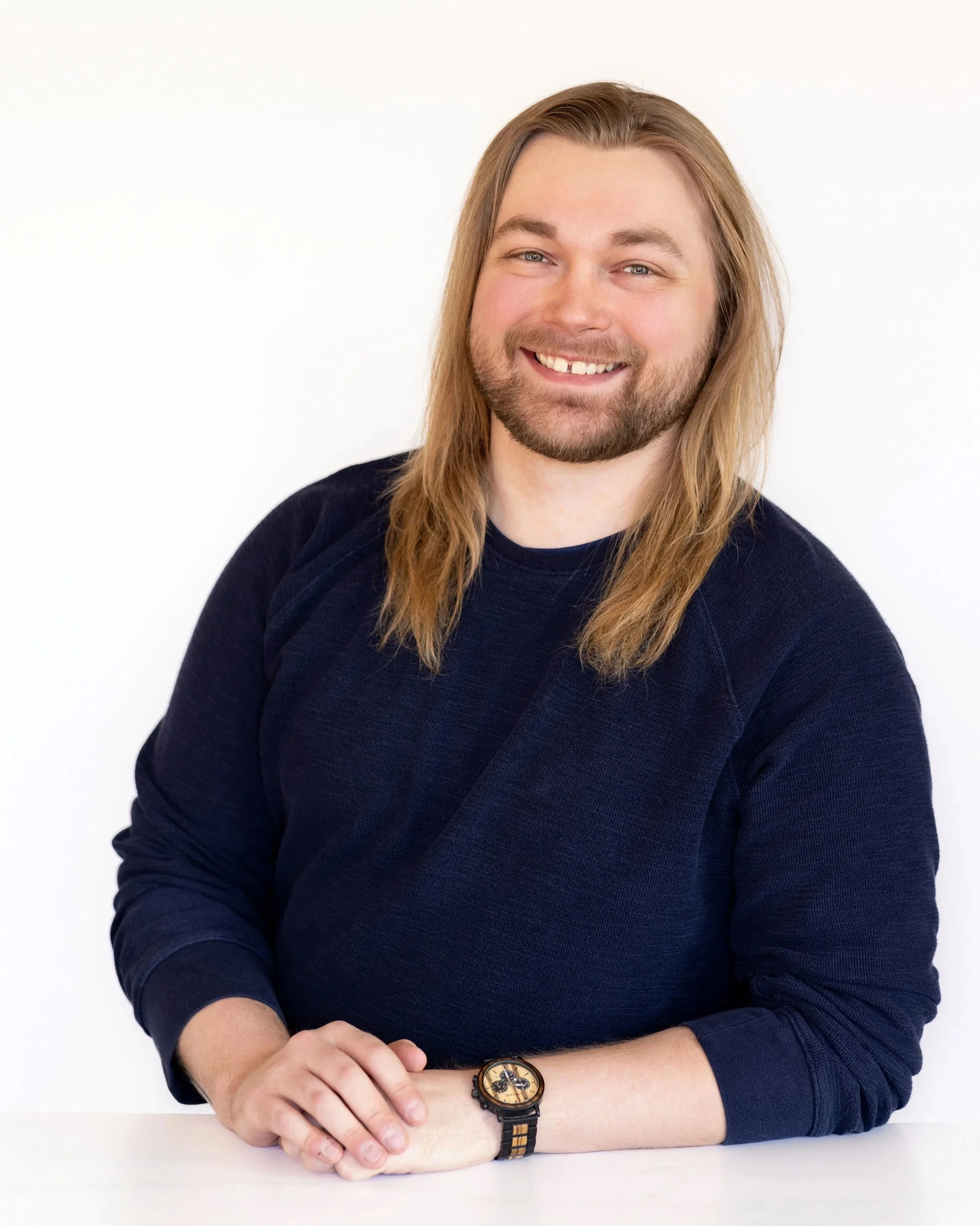 Portrait of support staff Steven Hamilton of Brown, Curry & Duggan