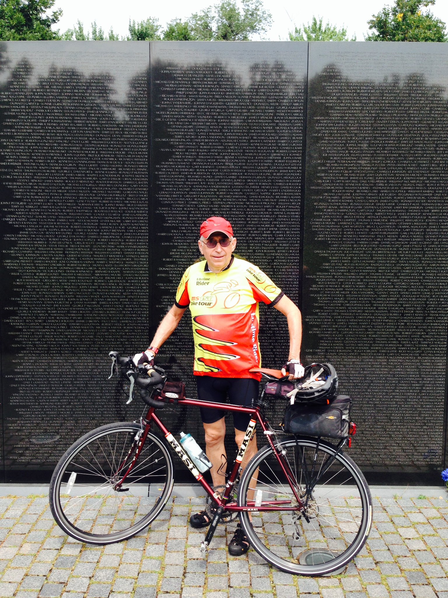 Riding along with Ed.