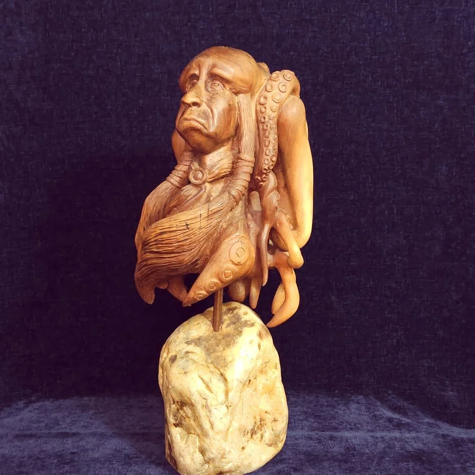 Walnut Octopus/Human