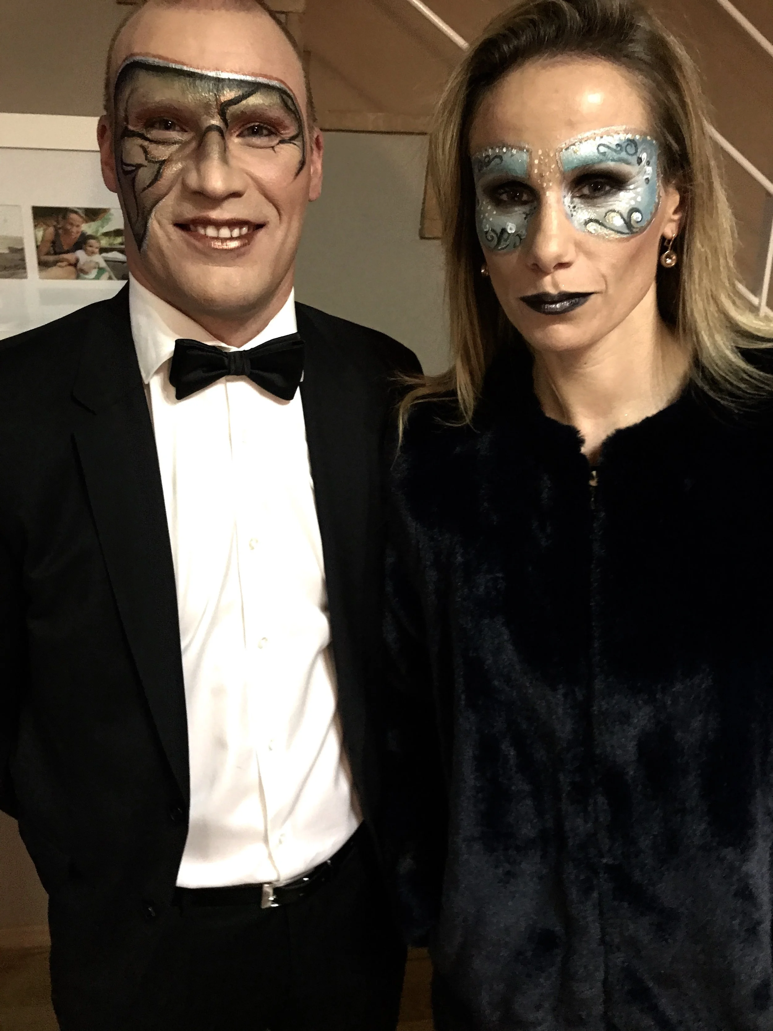 Maquillage Venise soirée entreprise